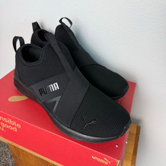 Puma Better Foam Prowl Slip On Black Sneakers - Women's 8.5 - Picture 1 of 4